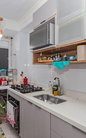 Apartamento à venda com 44m², 2 quartos e sem vagaCozinha