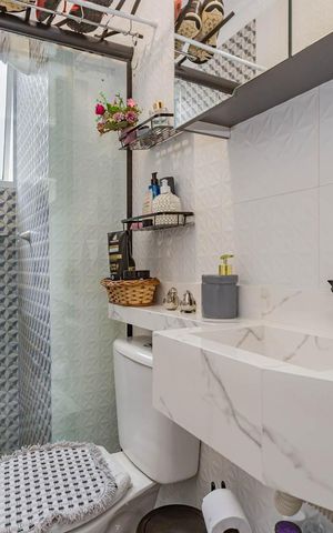 Apartamento à venda com 44m², 2 quartos e sem vagaBanheiro