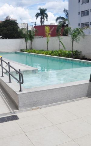 Apartamento à venda com 38m², 2 quartos e 2 vagasÁrea Comum - Piscina