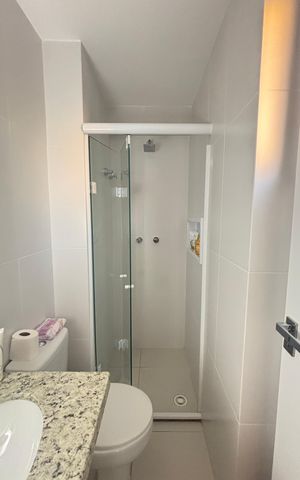Apartamento à venda com 57m², 2 quartos e 1 vaga Apartamento à venda com 57m², 2 quartos e 1 vagaBanheiro da Suíte