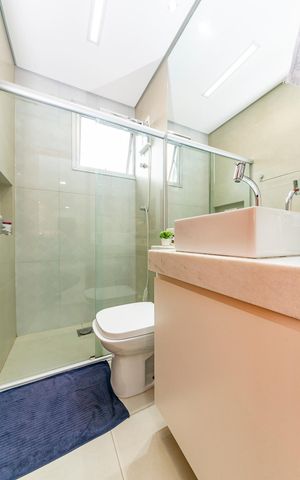 Apartamento à venda com 66m², 2 quartos e 1 vagaBanheiro Social