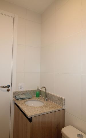 Studio para alugar com 26m², 1 quarto e sem vagaBanheiro