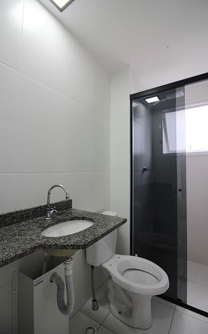 Apartamento à venda com 48m², 2 quartos e 1 vagaBanheiro Social