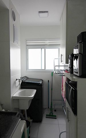 Apartamento à venda com 48m², 2 quartos e 1 vagaCozinha e Área de Serviço