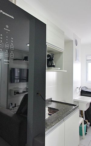 Apartamento à venda com 48m², 2 quartos e 1 vagaCozinha e Área de Serviço