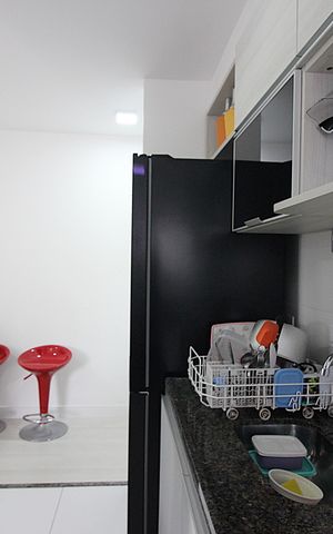 Apartamento à venda com 48m², 2 quartos e 1 vagaCozinha e Área de Serviço