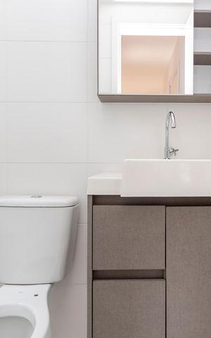 Apartamento à venda com 30m², 1 quarto e 1 vaga Apartamento à venda com 30m², 1 quarto e 1 vagaBanheiro