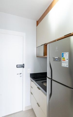 Studio à venda com 25m², 1 quarto e sem vaga Studio à venda com 25m², 1 quarto e sem vagaCozinha