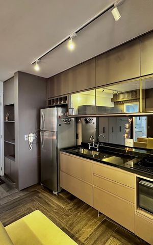 Apartamento à venda com 49m², 1 quarto e 1 vaga Apartamento à venda com 49m², 1 quarto e 1 vagaCozinha