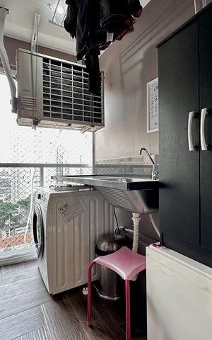 Apartamento à venda com 49m², 1 quarto e 1 vaga Apartamento à venda com 49m², 1 quarto e 1 vagaÁrea de Serviço