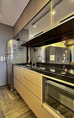Apartamento à venda com 49m², 1 quarto e 1 vaga Apartamento à venda com 49m², 1 quarto e 1 vagaCozinha
