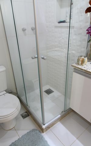 Apartamento à venda com 127m², 2 quartos e 2 vagasBanheiro Social