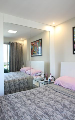Apartamento à venda com 127m², 2 quartos e 2 vagasQuarto 2 - Suíte