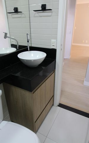 Apartamento para alugar com 42m², 2 quartos e 1 vagaBanheiro Social
