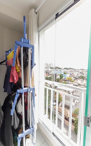 Apartamento à venda com 32m², 2 quartos e sem vaga Apartamento à venda com 32m², 2 quartos e sem vagaVaranda do Quarto 1
