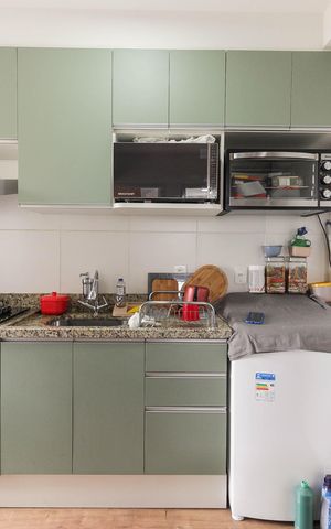 Apartamento à venda com 32m², 2 quartos e sem vaga Apartamento à venda com 32m², 2 quartos e sem vagaCozinha