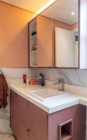 Apartamento à venda com 43m², 1 quarto e sem vaga Apartamento à venda com 43m², 1 quarto e sem vagaBanheiro