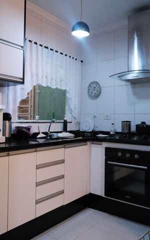 Casa de condomínio para alugar com 57m², 2 quartos e 1 vagaSala/Cozinha