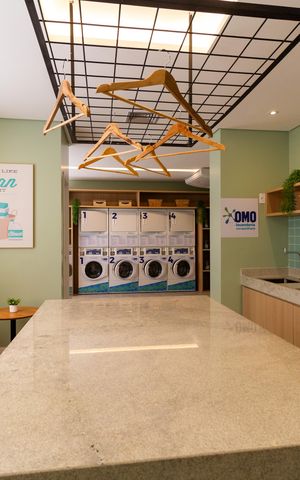 Apartamento para alugar com 25m², 1 quarto e sem vagaLavanderia
