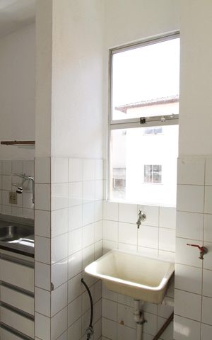 Apartamento para alugar com 59m², 2 quartos e 1 vagaCozinha e Área de Serviço