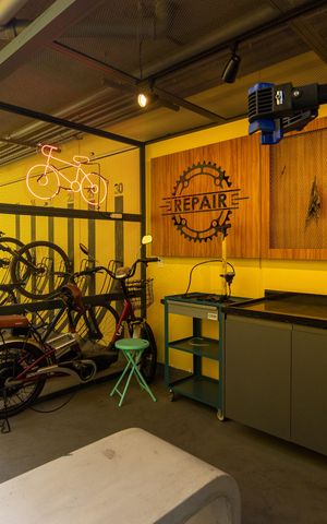 Studio para alugar com 27m², 1 quarto e sem vaga Studio para alugar com 27m², 1 quarto e sem vagaÁrea comum - Bicicletario