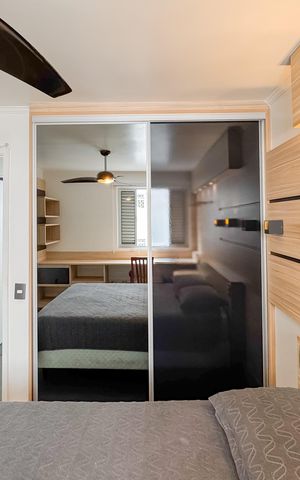Apartamento à venda com 105m², 3 quartos e 1 vaga Apartamento à venda com 105m², 3 quartos e 1 vagaQuarto 2 - Armários