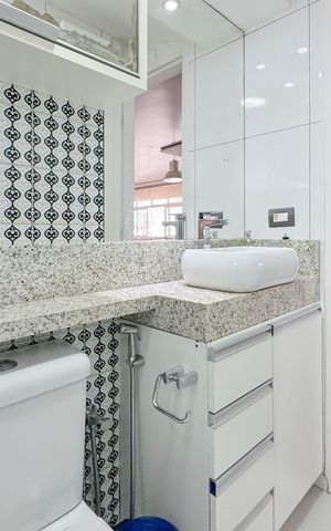 Apartamento à venda com 105m², 3 quartos e 1 vaga Apartamento à venda com 105m², 3 quartos e 1 vagaBanheiro Corredor