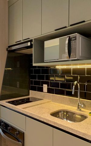 Studio à venda com 28m², 1 quarto e sem vaga Studio à venda com 28m², 1 quarto e sem vagaCozinha