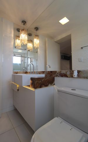 Apartamento à venda com 1427m², 2 quartos e 4 vagasBanheiro da Suíte