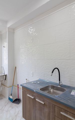 Apartamento para alugar com 42m², 2 quartos e sem vaga Apartamento para alugar com 42m², 2 quartos e sem vagaCozinha e Área de Serviço