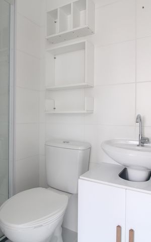Apartamento para alugar com 34m², 2 quartos e sem vagaBanheiro