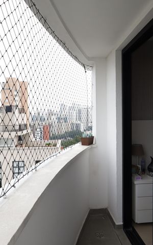 Apartamento para alugar com 60m², 1 quarto e 1 vagaVaranda da suíte