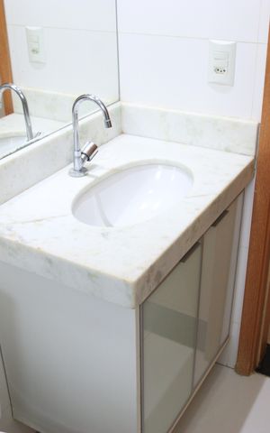 Apartamento à venda com 76m², 3 quartos e 1 vagaBanheiro da Suíte