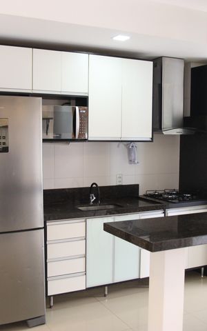 Apartamento à venda com 76m², 3 quartos e 1 vagaCozinha e Área de Serviço