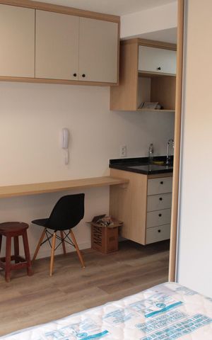 Studio à venda com 26m², 1 quarto e sem vagaStudio