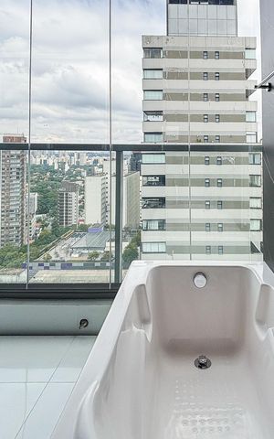 Apartamento à venda com 94m², 1 quarto e 1 vaga Apartamento à venda com 94m², 1 quarto e 1 vagaBanheiro da Suíte