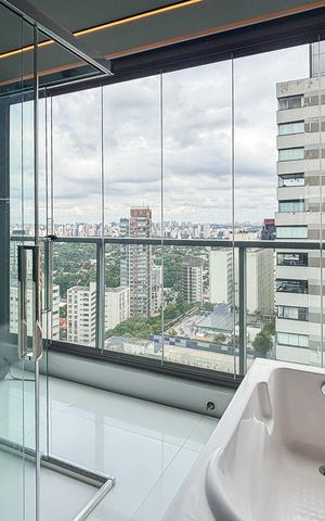 Apartamento à venda com 94m², 1 quarto e 1 vaga Apartamento à venda com 94m², 1 quarto e 1 vagaBanheiro da Suíte