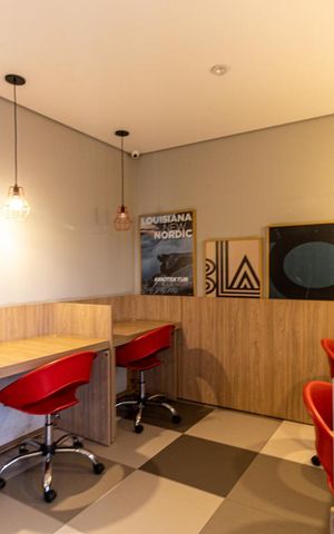 Studio para alugar com 26m², 1 quarto e sem vagaCoworking