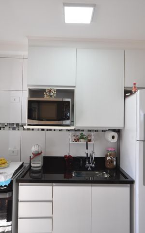 Apartamento à venda com 33m², 1 quarto e 1 vagaCozinha