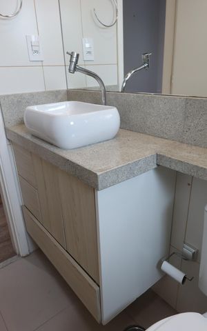 Apartamento para alugar com 86m², 3 quartos e 2 vagasBanheiro Social
