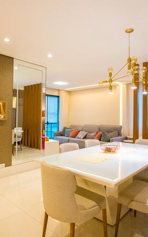 Apartamento à venda com 142m², 3 quartos e 2 vagas Apartamento à venda com 142m², 3 quartos e 2 vagasSala