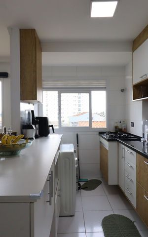 Apartamento à venda com 58m², 2 quartos e 1 vagaCozinha