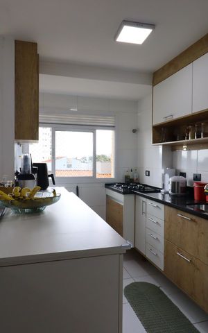 Apartamento à venda com 58m², 2 quartos e 1 vagaCozinha