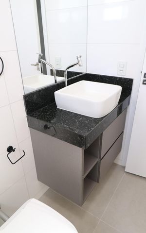 Apartamento para alugar com 110m², 3 quartos e 2 vagasBanheiro Social
