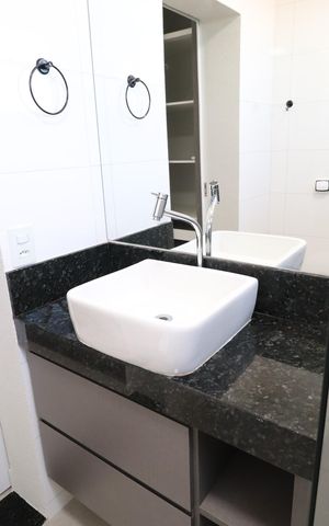 Apartamento para alugar com 110m², 3 quartos e 2 vagasBanheiro do Quarto 3