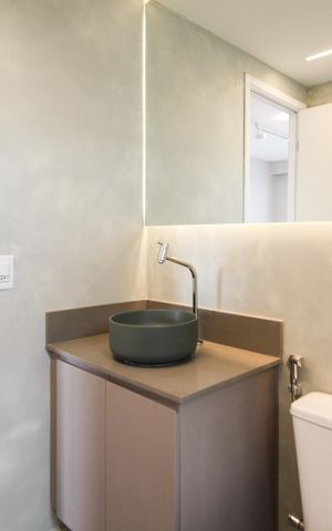 Apartamento à venda com 28m², 1 quarto e sem vaga Apartamento à venda com 28m², 1 quarto e sem vagaBanheiro