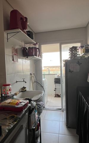 Apartamento para alugar com 65m², 2 quartos e 1 vagaCozinha e Área de Serviço