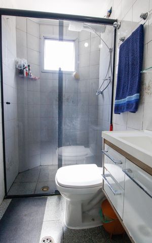 Apartamento à venda com 60m², 2 quartos e 1 vagaBanheiro