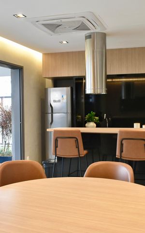 Studio à venda com 27m², 0 quarto e sem vaga Studio à venda com 27m², 0 quarto e sem vagaÁrea comum - Churrasqueira
