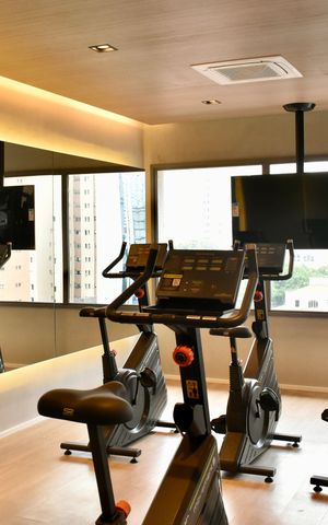 Studio à venda com 27m², 0 quarto e sem vaga Studio à venda com 27m², 0 quarto e sem vagaÁrea comum - Academia
